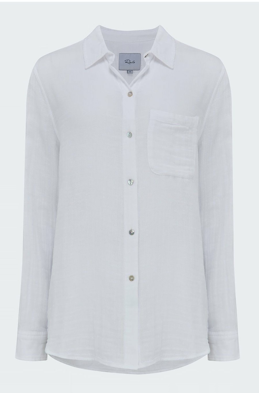 Women'S Clothing * | Ellis Shirt In White Online Sale Rails